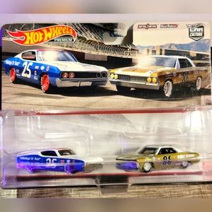 2022 HOT WHEELS PREMIUM CAR CULTURE '69 FORD TORINO TALLADEGA & '66 CHEVELLE